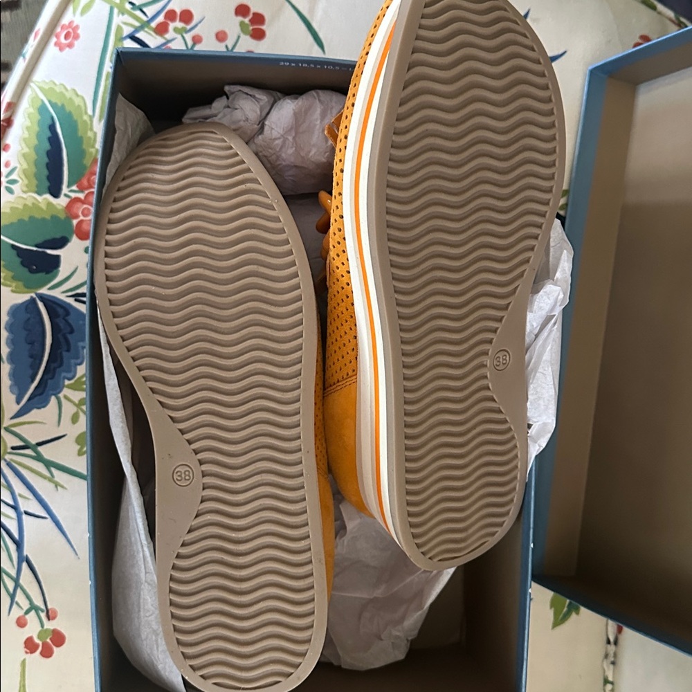 Women's Orange Perforated Platform Loafers
New! - Picture 3 of 3